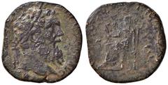 Roman Empire coins ROMANE IMPERIALI - Pertinace (193) - Sesterzio - Testa laureata a d. /R L'Assistenza divina seduta a s. con due spighe C. 34 (200 Fr.); RIC 20 RR (AE g. 15,98) MB