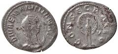 Roman Empire coins ROMANE IMPERIALI - Mariniana (moglie di Valeriano I) - Antoniniano - Busto diademato e velato su crescente a d. /R Pavone stante a coda aperta C. 2; RIC 3 (AG g. 3,25) bel BB