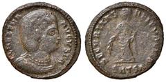 Roman Empire coins ROMANE IMPERIALI - Elena (madre di Costantino I) - Follis ridotto (Tessalonica) - Busto diademato e drappeggiato a d. /R La Sicurezza stante a s. con un ramo nella d. e alza il vest