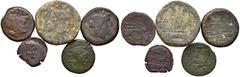 Lots LOTTI - Repubblicane Asse, semisse, triente, oncia, quadrante Lotto di 5 monete BÃ·MB