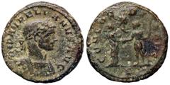 Roman Empire coins ROMANE IMPERIALI - Aureliano (270-275) - Asse - Busto laureato e corazzato a d. /R Aureliano e Severina affrontati si danno la mano; tra di loro la testa del Sole C. 20 (20 Fr.) (AE