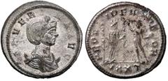 Roman Empire coins ROMANE IMPERIALI - Severina (moglie di Aureliano) - Antoniniano - Busto diademato a d. su crescente /R La Fedeltà stante a d. con due insegne militari di fronte al Sole radiato con 