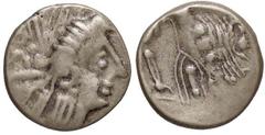 Celtic coins CELTI - GALLIA - Massalia - Dracma - Busto di Artemide a d /R Leone a d. (AG g. 1,98) BB+.