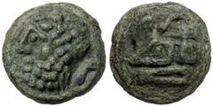 Roman Republic coins ROMANE REPUBBLICANE - ANONIME - Monete post-semilibrali (215-211 a.C.) - Semisse - Testa laureata di Saturno a s.; dietro, lettera S /R Prua di nave a s.; sopra, lettera S Cr. 41/