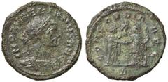 Roman Empire coins ROMANE IMPERIALI - Aureliano (270-275) - Asse - Busto laureato e corazzato a d. /R Aureliano e Severina affrontati si danno la mano; tra di loro la testa del Sole C. 35 (12 Fr.); RI