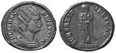Roman Empire coins ROMANE IMPERIALI - Fausta (moglie di Costantino I) - AE 3 (Antiochia) - Busto drappeggiato a d. /R Fausta stante di fronte con la testa a s. con in braccio Costantino II e Costanzo 