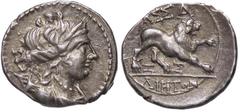 Greek coins GRECHE - GALLIA - Massalia - Dracma - Busto di Artemide a d. /R Leone andante a d. Sear 75/7 (AG g. 2,67) SPL.