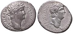 Roman Empire coins ROMANE PROVINCIALI - Nerone e Claudio - Tetradracma (Seleuci e Pieria) - Testa laureata di Nerone a d. /R Testa laureata di Claudio a d. C. 3 (40 Fr.); RPC 4122 (AG g. 13,7) Ex Gorn