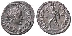 Roman Empire coins ROMANE IMPERIALI - Elagabalo (218-222) - Denario C. 154; RIC 28 (AG g. 2,99) qSPL