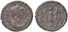 Roman Empire coins ROMANE IMPERIALI - Severina (moglie di Aureliano) - Antoniniano - Busto diademato a d. su crescente /R La Concordia stante a s. con due insegne militari C. 8 (MI g. 3,13) BB+
