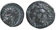 Greek coins GRECHE - SICILIA - Gela - Tetras Mont. 4227; S. Ans. 123 (AE g. 2,39) Ex asta Nummus et Ars 57 del 2005, lotto 38 qSPL Ex asta Nummus et Ars 57 del 2005, lotto 38