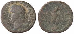 Roman Empire coins ROMANE IMPERIALI - Augusto (27 a.C.-14 d.C.) - Dupondio (Restituzione di Domiziano) C. 562 (AE g. 10,9) MB/qBB