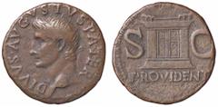 Roman Empire coins ROMANE IMPERIALI - Augusto (27 a.C.-14 d.C.) - Dupondio (Restituzione di Tiberio) C. 228; RIC 81 (AE g. 10,43) BB
