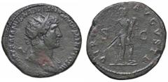 Roman Empire coins ROMANE IMPERIALI - Adriano (117-138) - Dupondio C. 1470 (AE g. 13,25) qBB