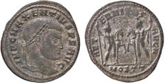 Roman Empire coins ROMANE IMPERIALI - Massenzio (306-312) - Follis (Ostia) C. 5 (MI g. 8,1) BB+