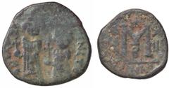 Byzantine coins BIZANTINE - Eraclio e Eraclio Costantino (613-638) - Follis (Nicomedia) (AE g. 10,44) MB