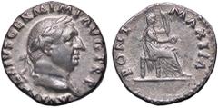 Roman Empire coins ROMANE IMPERIALI - Vitellio (69) - Denario C. 72; RIC R20 (AG g. 3) BB+