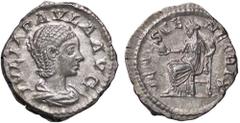 Roman Empire coins ROMANE IMPERIALI - Giulia Paola (moglie di Elagabalo) - Denario C. 21; RIC 222 (AG g. 3,13) bello SPL