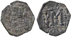 Byzantine coins BIZANTINE - Costantino IV, Eraclio e Tiberio (668-681) - Follis (Siracusa) Ratto 1663; Sear 1207 (AE g. 2,4) BB