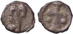 Byzantine coins BIZANTINE - Costantino VII, Romano I e Cristoforo (921-931) - AE 17 (Cherson) Ratto 1910; Sear 1772 (AE g. 3,17) qBB