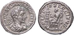 Roman Empire coins ROMANE IMPERIALI - Elagabalo (218-222) - Denario C. 30; RIC 68 (AG g. 3,45) SPL+