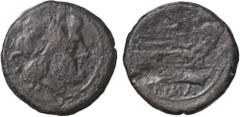 Roman Republic coins ROMANE REPUBBLICANE - ANONIME - Monete senza simboli (dopo 211 a.C.) - Semisse Cr. 56/3 (AE g. 18,11) qBB