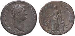 Roman Empire coins ROMANE IMPERIALI - Adriano (117-138) - Dupondio C. 820 (AE g. 12,6) BB+