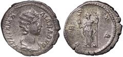 Roman Empire coins ROMANE IMPERIALI - Giulia Maesa (ava di Elagabalo) - Denario RIC 360 (AG g. 3,01) BB+/qSPL