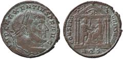 Roman Empire coins ROMANE IMPERIALI - Massenzio (306-312) - Follis (Aquileia) C. 42 (MI g. 7) BB