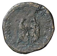 Periodo di Settimio Severo e Caracalla (193-217 d.C.) - Resto di collezione comprendente 10 monete Sono presenti: Settimio Severo, Denaro (Coh. n. 612), Sesterzio (Coh. n. 338) - Giulia Domna, Asse (C