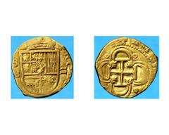 Periodo di Filippo II e Filippo III (1556-1621) - Insieme di cinque esemplari da 2 Scudi d'oro Privi di elementi che consentano un'attribuzione certa, ma di qualità relativamente buona - Insieme da st