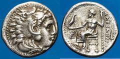Monete Greche Macedonia - Alessandro III (336-323 a.C.) - Dracma databile al periodo 334-323 a.C. Di buona qualità
