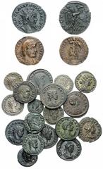 Θ Secoli II/V d.C. - Insieme di 20 monete in bronzo di medio e piccolo modulo Con riferimento al R.I.C. sono presenti: Tessera anonima Coh. n. 30 (Annio Vero?) - Macriano Antoniniano (V-2/581/12) - Le