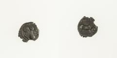 Monete della Magna Grecia - Sicilia - Magna Graecia coins Abacaenum - Litra databile al periodo 450 -400 a.C. - gr. 0,63 - Rara - Piccola mancanza di metallo, ma di bello stile e buona qualità (SNG An