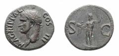 Monete Romane Imperiali - Caligola - Imperial Roman coins Asse di restituzione ad Agrippa, nonno materno dell’Imperatore - Zecca: Roma - gr. 11,26 - Probabili lievi ritocchi ai fondi, ma di buona qual