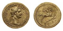 Monete Romane Imperiali Domiziano (81-96 d.C.) Sesterzio databile all'87 d.C. - Zecca: Roma - Diritto: testa laureata dell'Imperatore a destra - Rovescio: Domiziano su cavallo al galoppo verso destra 