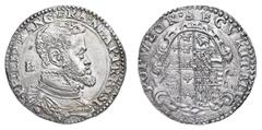 Monete di Zecche Italiane Regno di Sicilia Filippo II di Spagna (1556-1598) - Mezzo Ducato - Zecca: Napoli - Diritto: effigie di Filippo II a destra - Rovescio: stemma coronato - gr. 14,66 (C.N.I. XIX