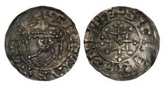 BRITISH William I (1066-87), silver Penny, mule of two sceptre type (1071-74?) and two stars type (1074-77?), Lincoln Mint, moneyer Sigaerith, facing crowned bust with sceptre each side above shoulder