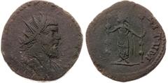 Roman coins Postume - Double sesterce (Trèves) A/ [IMP C M CASS LAT POSTVMVS P F AVG] R/ [FIDES MI]LITVM Bronze - 22,57 grs - 31 mm C.74 / RIC.123 / E.233 TB Flan un peu court pour ce type au revers m