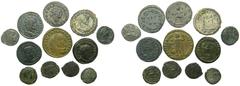 Ancient coins - lots lotes - Bajo Imperio Romano. Lote de 12 monedas de bronce a identificar. 75