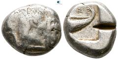 Greek Lycia. Phaselis circa 500-440 BC. Stater AR 19 mm., 11.15 g. nearly very fine, test cut