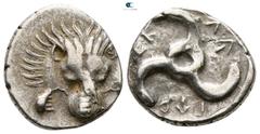 Greek Dynasts of Lycia. Perikles circa 380-360 BC. 1/3 Stater AR 15 mm., 2.71 g. very fine