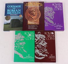 ANCIENT COINS ROMAN COINS Roman Silver Coins Vols 3, 4, 5 Pertinax to Romulus Augustus by HA Seaby & CE King revised by D Sear Vol 3 & 4 1982 2nd edn. Vol 5 1997 reprint of 1987 edn. Ancient Coin Coll