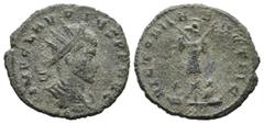 Roman Imperial Coins Claudius II Gothicus, AD.268-270. Æ Antoninianus (18mm, 2.61g). Cyzicus mint. 4th emission. ca.mid-September AD.270. IMP CLAVDIVS P F AVG. Radiate, draped and cuirassed bust of Cl