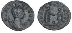 Ancient coins Ancient coins Roman Empire Roman Empire, Severina (wife of Aurelian), 270-275, Serdica, c. 274-275, Antoninianus, CONCORDIA AVGG, RIC 16, 4.40 g, corr. VF Ex. Michael John Buckwell (1948