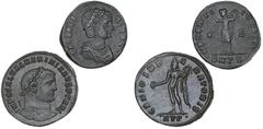 Ancient coins Ancient coins Roman Empire Roman Empire, Galerius, 305-311, Heraclea, Follis, Genio, RIC 33, 8.26 g; Galeria Valeria, 308-310, Thessalonica, Follis, Venus, RIC 35, 5.99 g. (2) Ex. Michae