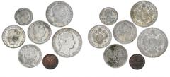 World coins Austria Austria, Centesimo 1852; 10 Kreuzer 1837 Prooflike character, 1870; 20 Kreuzer 1842; 1/4 Florin 1858, 1859; Florin 1857. (7) Ex. Julien Kints (1889-1941), Mouscron, Belgium. This a