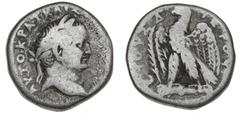 Ancient coins Ancient coins Roman Empire Roman Empire, Vespasian, 69-79 AD, Antioch, Tetradrachm, year 4 = 71-72 AD, RPC 1950, 13.68 g. This specimen is listed in RPC II page 278 as Schøyen VES 540. I