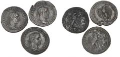 Ancient coins Ancient coins Roman Empire Roman Empire, Trajan Decius, 249-251 and Trebonnianus Gallus, 251-253, Antioch, 3 Tetradrachms. (3)
