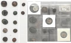 Coins, Medals & Banknotes Ancient coins Rome - Collections Roman Empire, coll. of coins from, among others, Antoninus Pius, Faustina I, Marcus Aurelius, Faustina II, Severus Alexander, Julia Mamaea, G